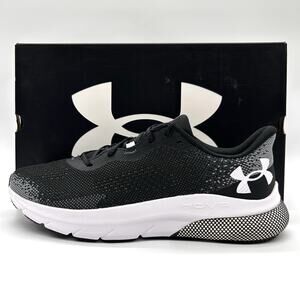 Under Armour HOVR Turbulence 2 Shoes Mens Size 9.5 Black Gray Running Sneakers